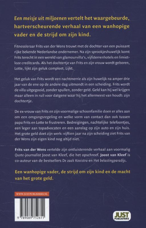 Een meisje uit miljoenen achterkant