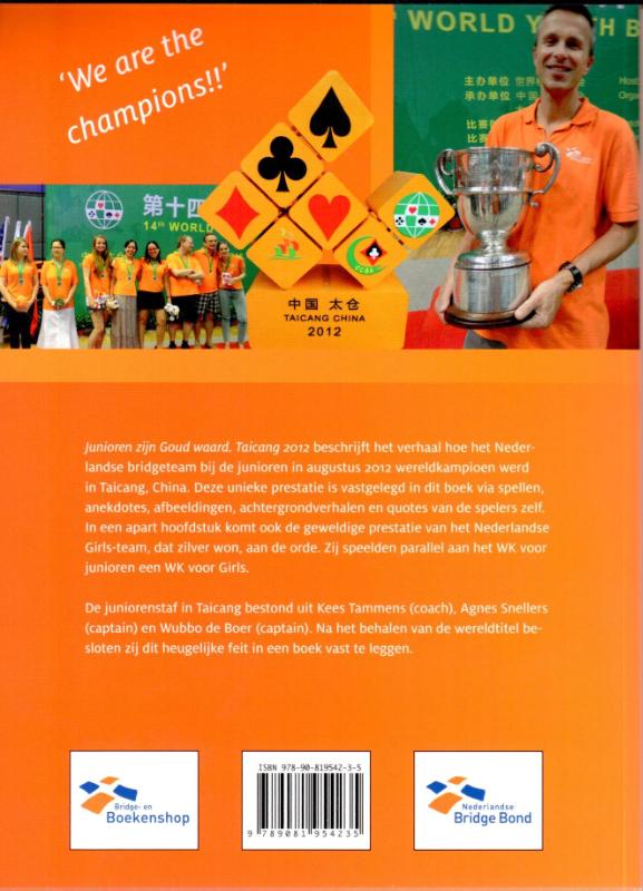 Junioren zijn goud waard achterkant