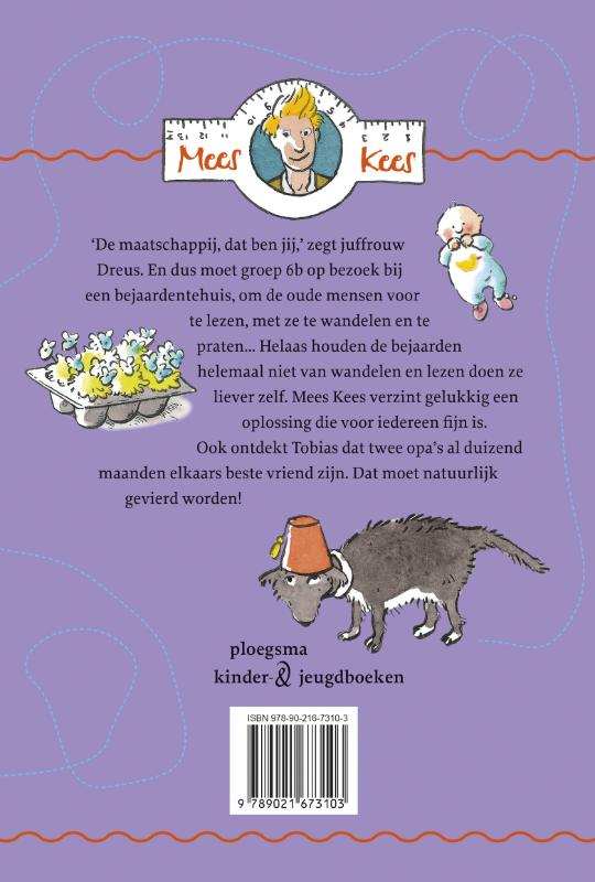 Mees Kees op de planken achterkant