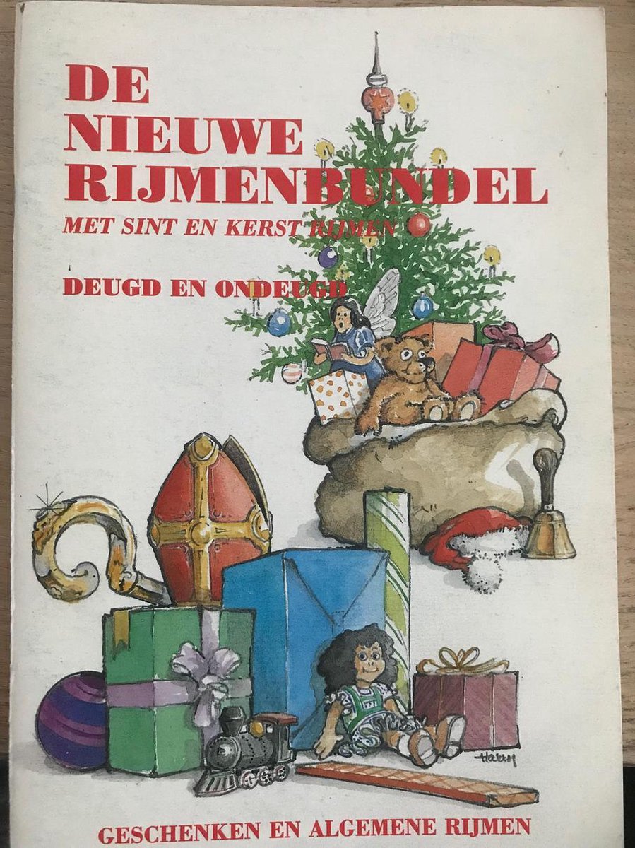 de nieuwe Rijmenbundel (met kerst en sinterklaas rijmen)