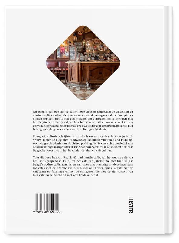 Authentieke Belgische cafés achterkant