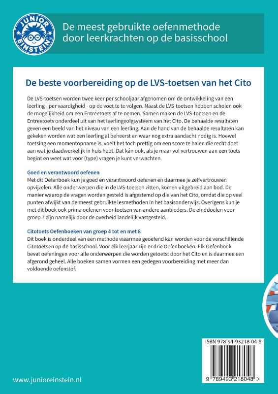 Citotoets Oefenboek / (3) groep 7 / Deel 3 / 1 achterkant