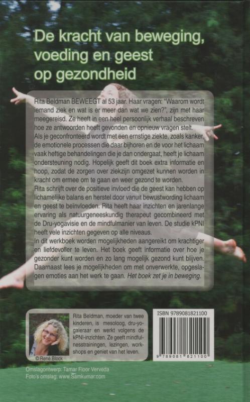 De kracht van beweging, voeding en geest op gezondheid achterkant