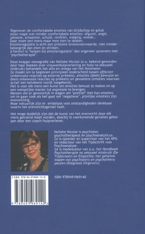 Emotieregulatie als basis van het menselijk bestaan achterkant