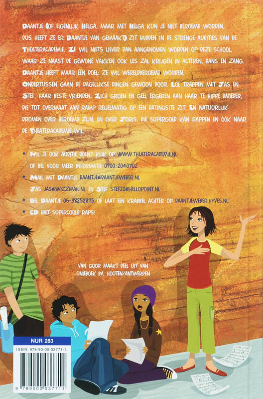 Theateracademie.nl + CD achterkant