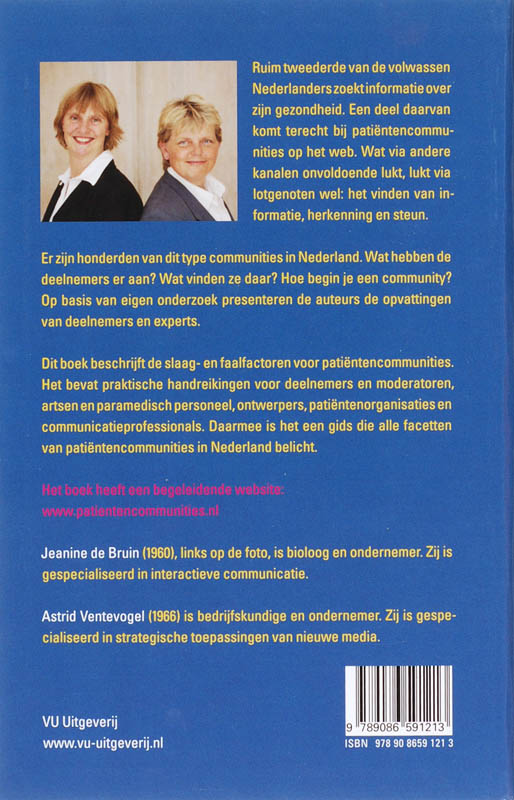 Patientencommunities op het web achterkant