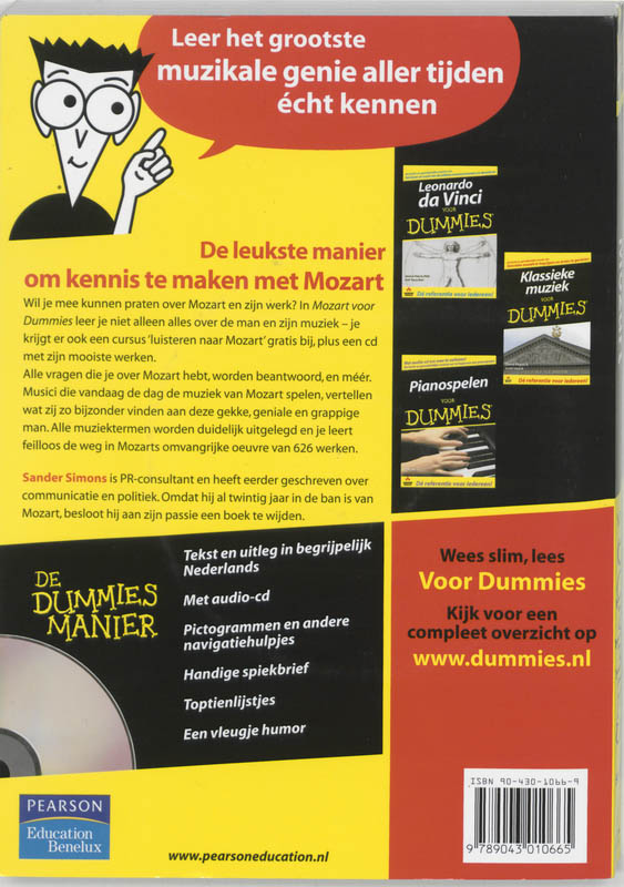 Mozart voor Dummies / Voor Dummies achterkant