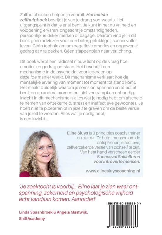 Het laatste zelfhulpboek achterkant