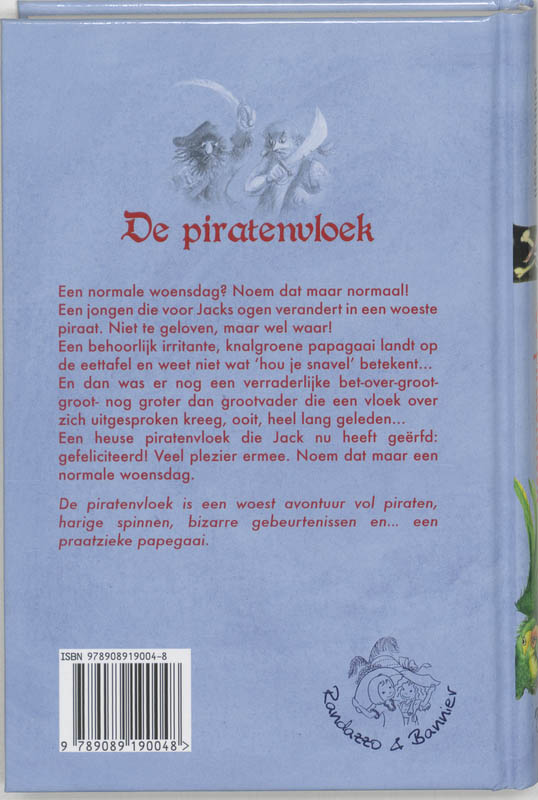 De Piratenvloek achterkant