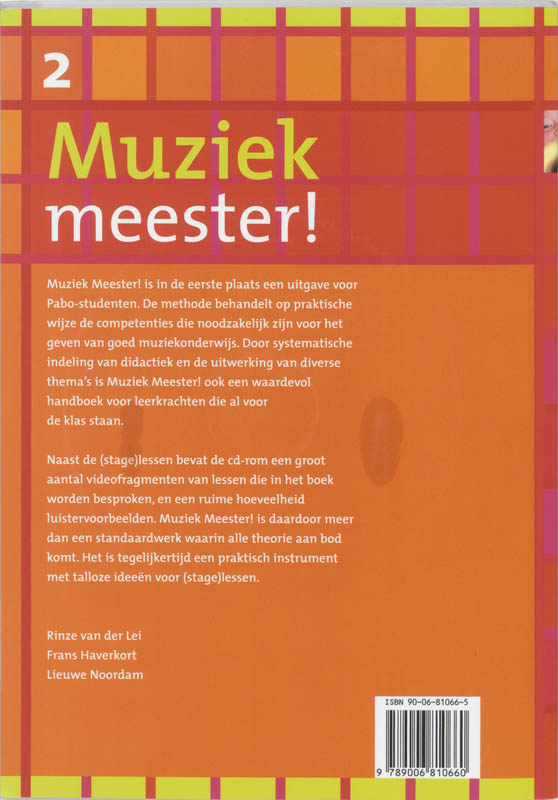 Muziek Meester ! / 2 + Cd-Rom achterkant