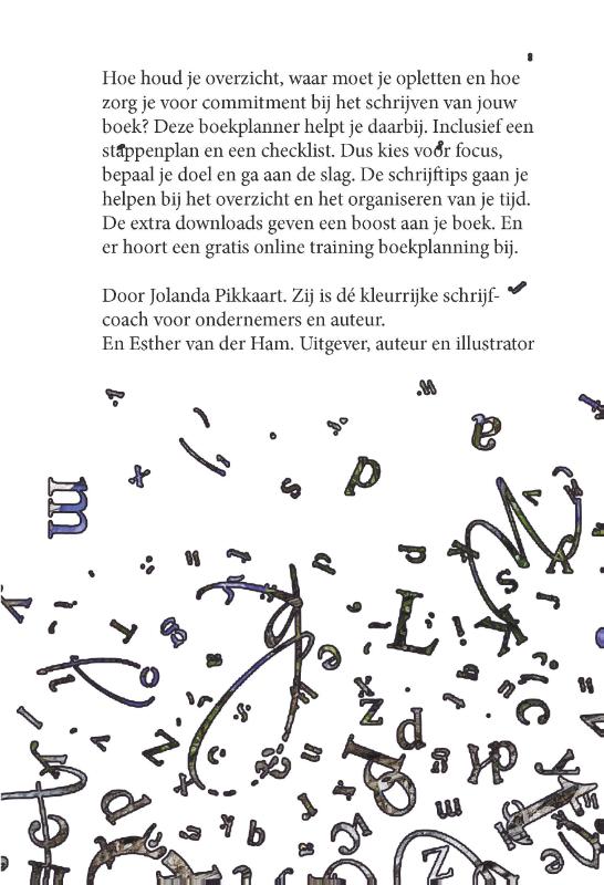 Zorg dat jouw boek er wél komt achterkant