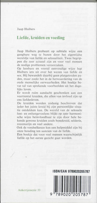 Liefde, kruiden en voeding / Ankertjes / 33 achterkant