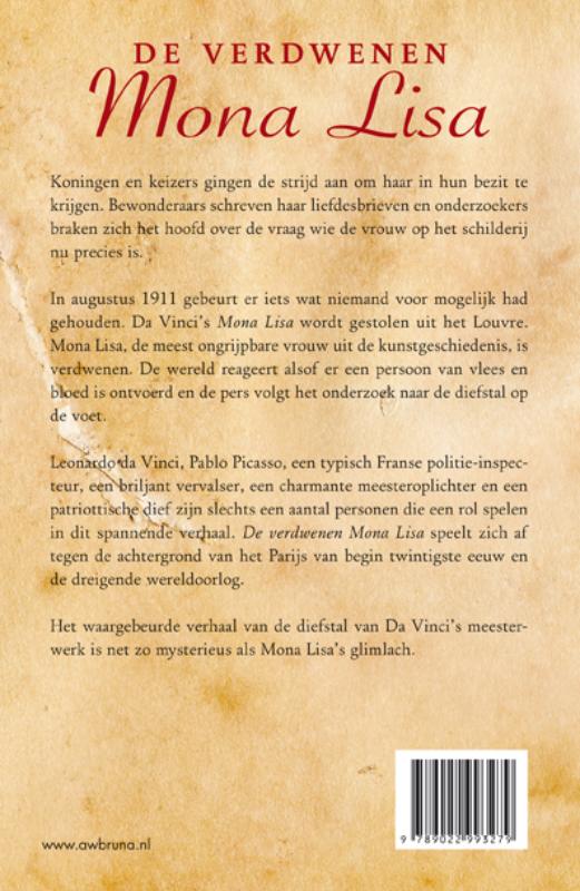 De Verdwenen Mona Lisa achterkant