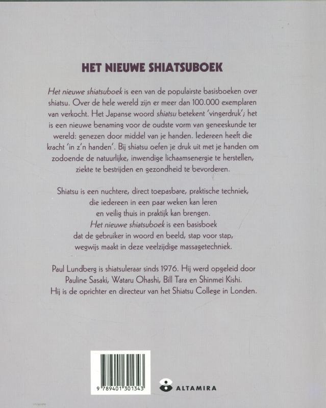 Het nieuwe shiatsuboek achterkant