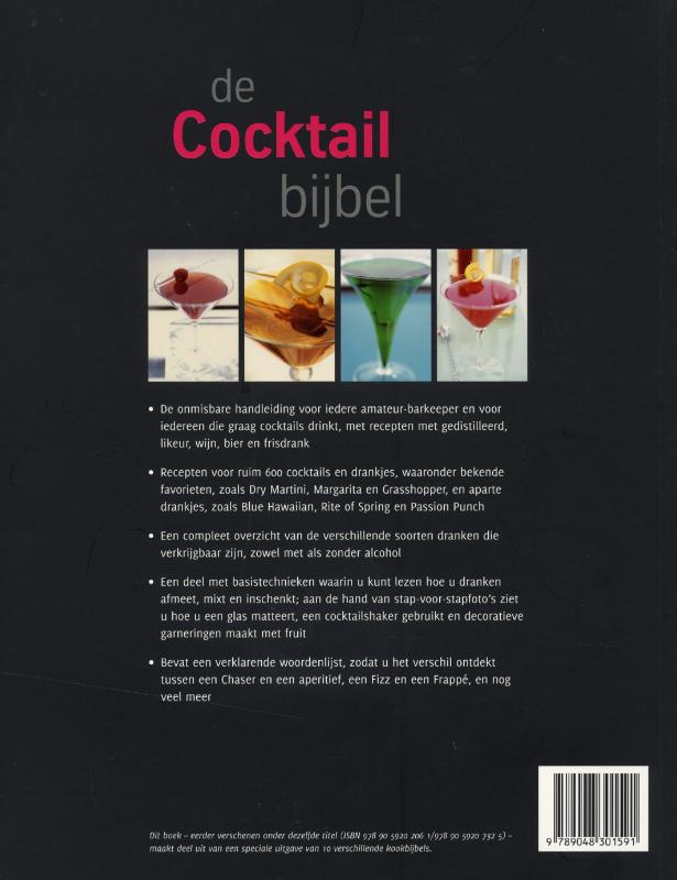 De Cocktailbijbel achterkant