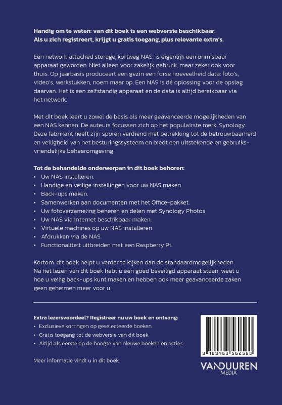 Werken met een NAS achterkant