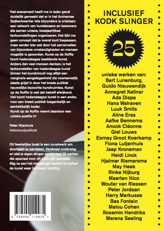 vijf edities Kunst op de Koffie achterkant