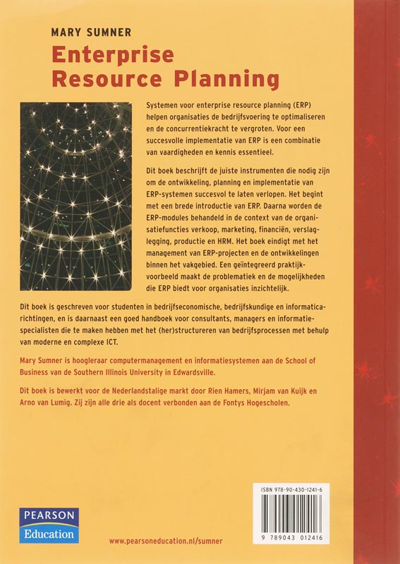 Enterprise Resource Planning achterkant