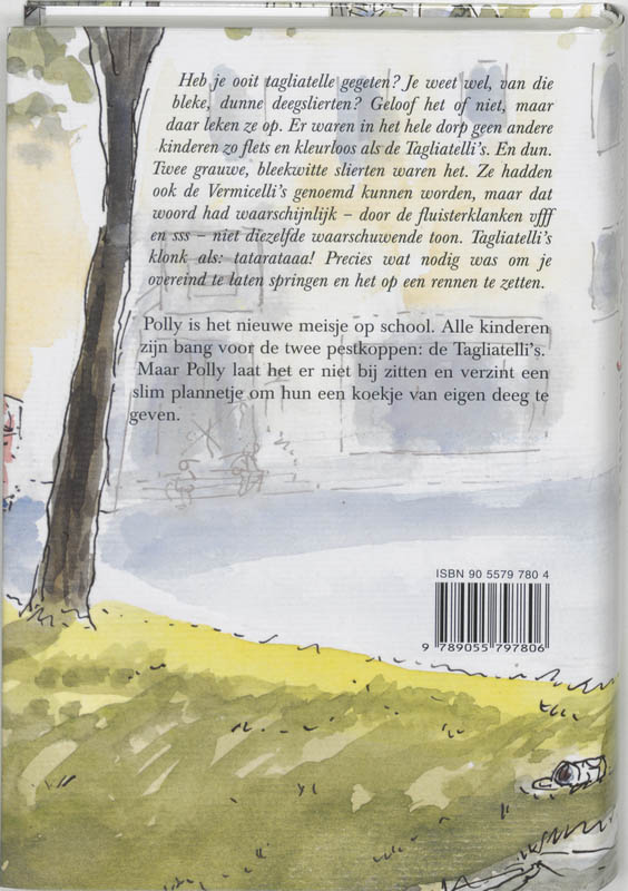De Tagliatellis achterkant