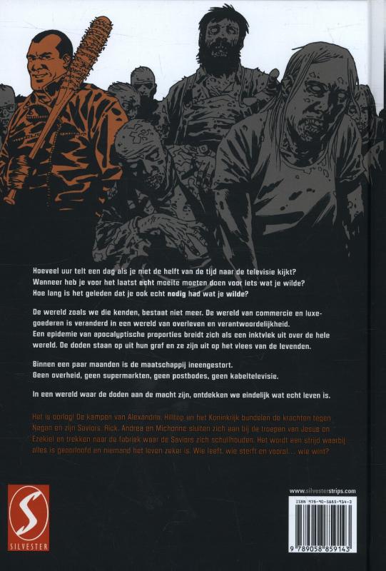 Walking Dead 20 -  Hel breekt los 1/2 achterkant