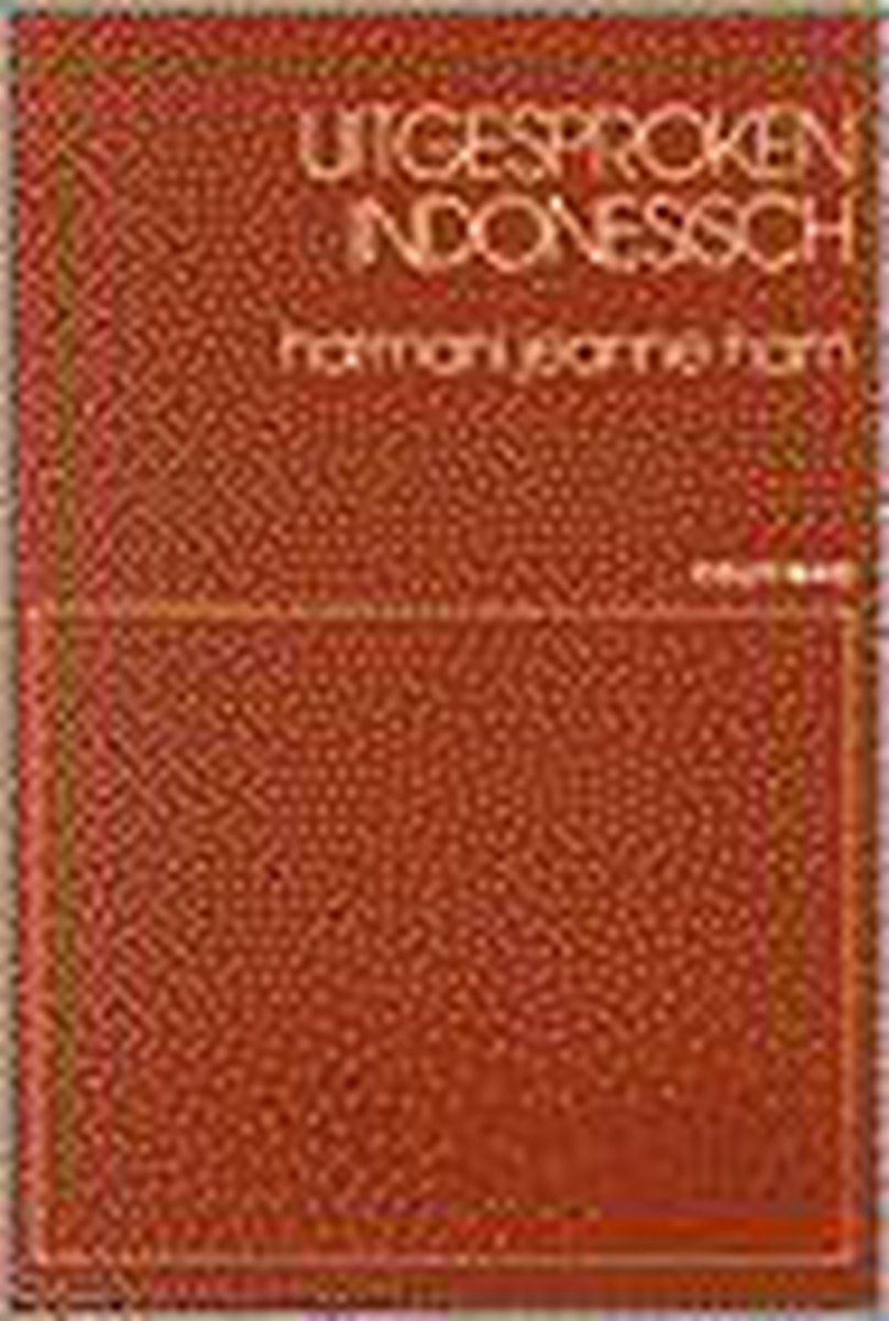 UITGESPROKEN INDONESISCH - VEROUDERDE EDITIE
