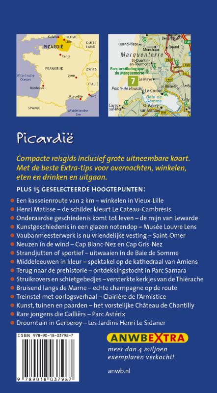 Picardië / ANWB Extra achterkant