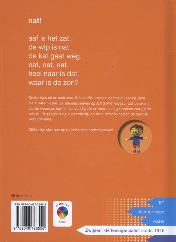 Nat! / Hee, ik lees! achterkant