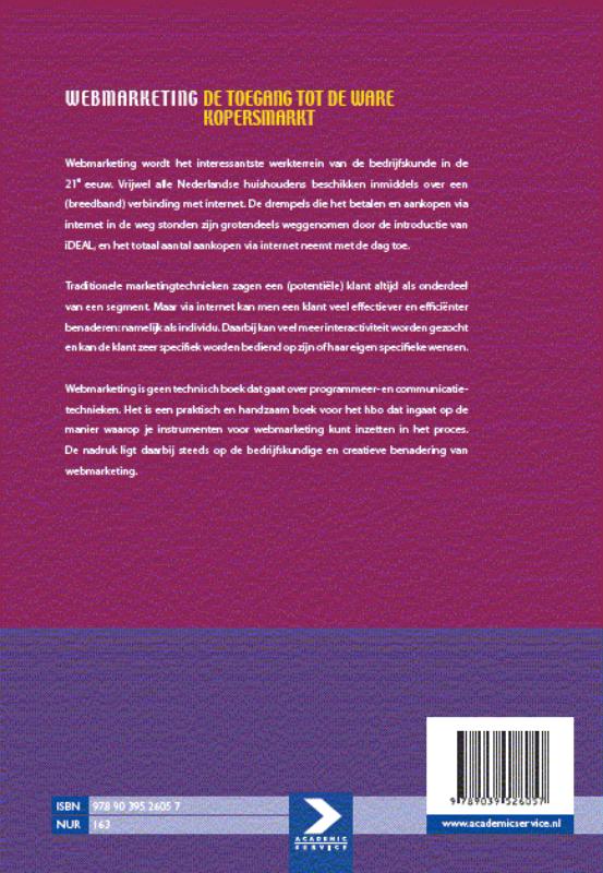 Webmarketing achterkant