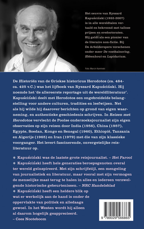 Reizen met Herodotos achterkant