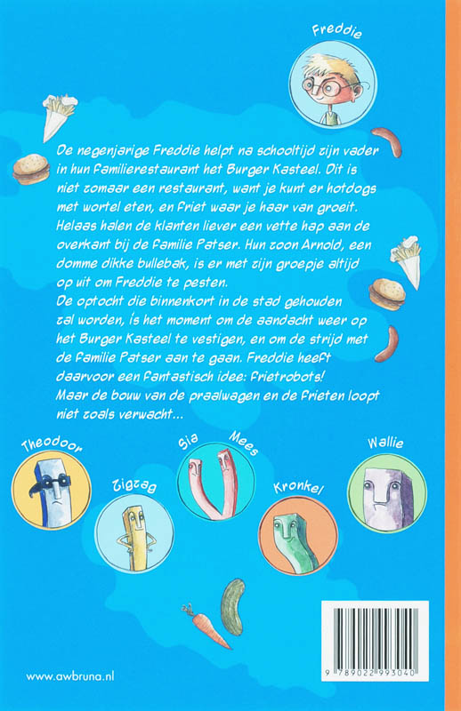 Freddie En De Frietvrienden achterkant
