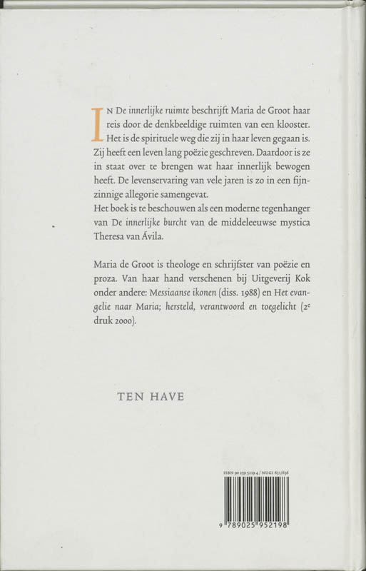 Innerlijke Ruimte achterkant