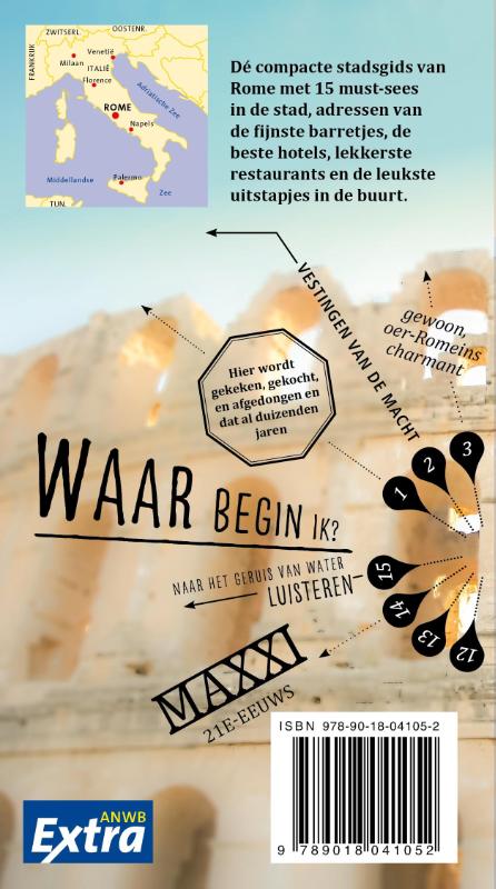 ANWB extra  -   Rome achterkant