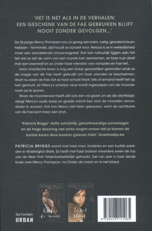 Ziel van ijzer / Mercy Thompson / 3 achterkant