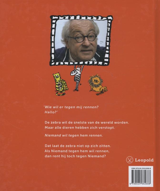 De snelste zebra van de wereld achterkant