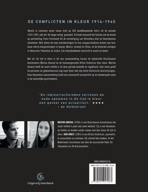 Wereld in vlammen achterkant