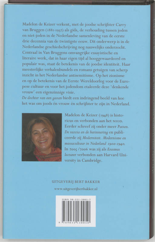 De Dochter Van Een Gazan achterkant