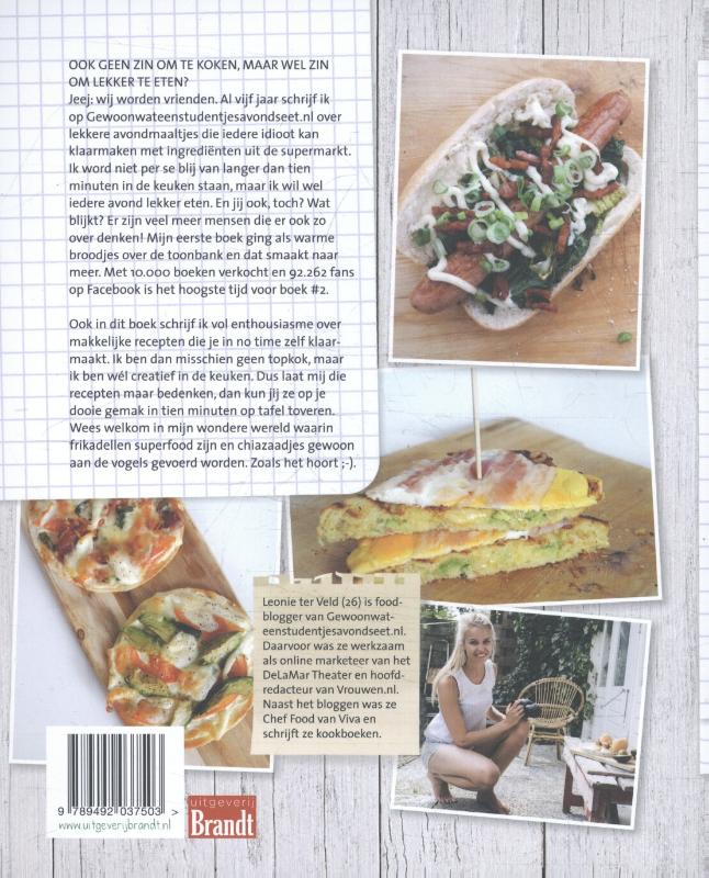 Gewoon wat een studentje nog meer eet achterkant