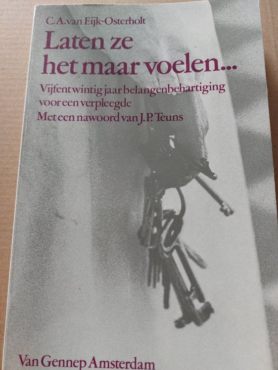 Laten ze het maar voelen