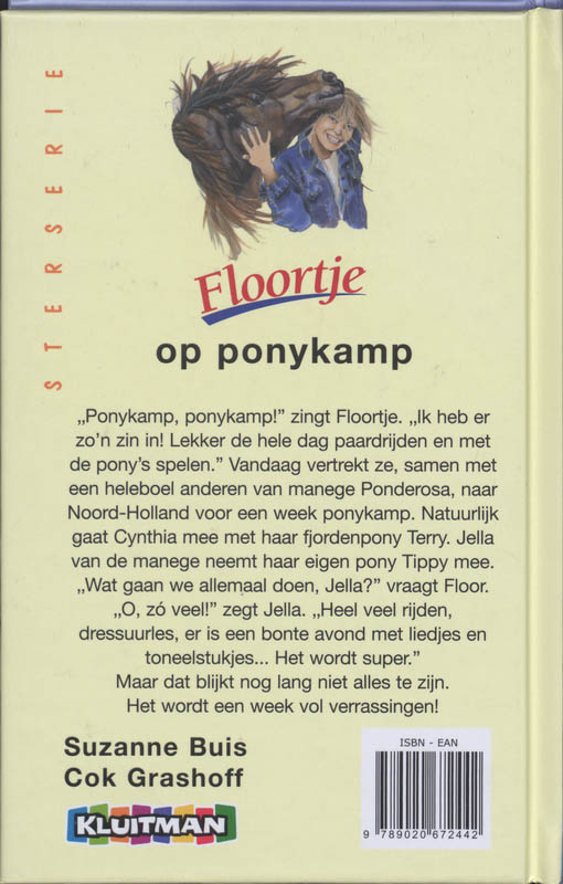Floortje op ponykamp / Dyslexie boeken achterkant