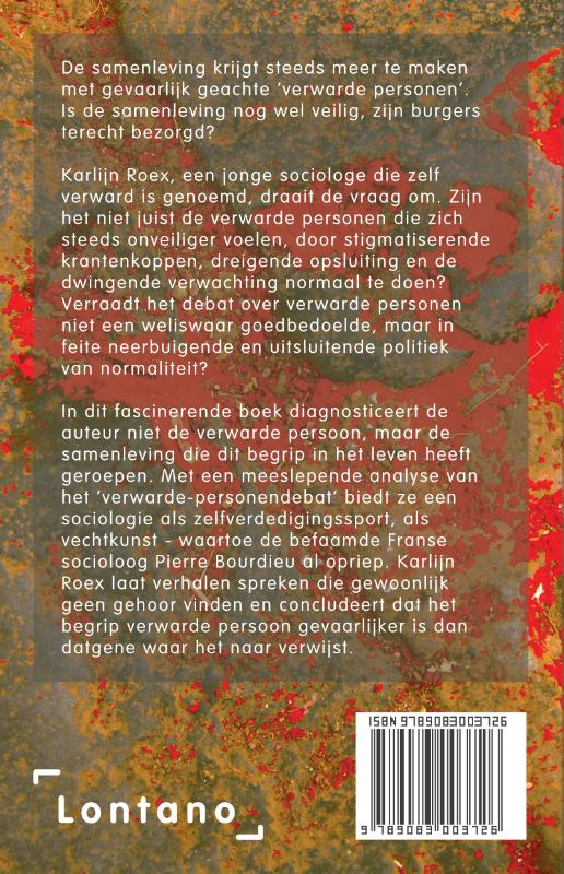 In verwarde staat achterkant