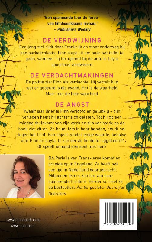 Breng me terug achterkant