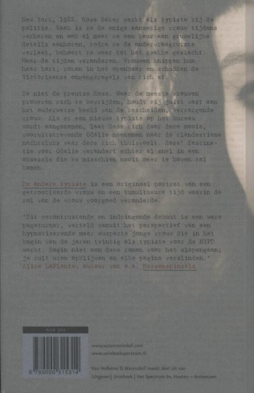 De andere typiste achterkant