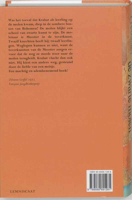Meester van de zwarte molen (Krabat) achterkant