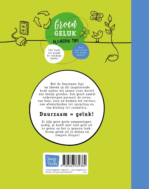 Groen geluk achterkant