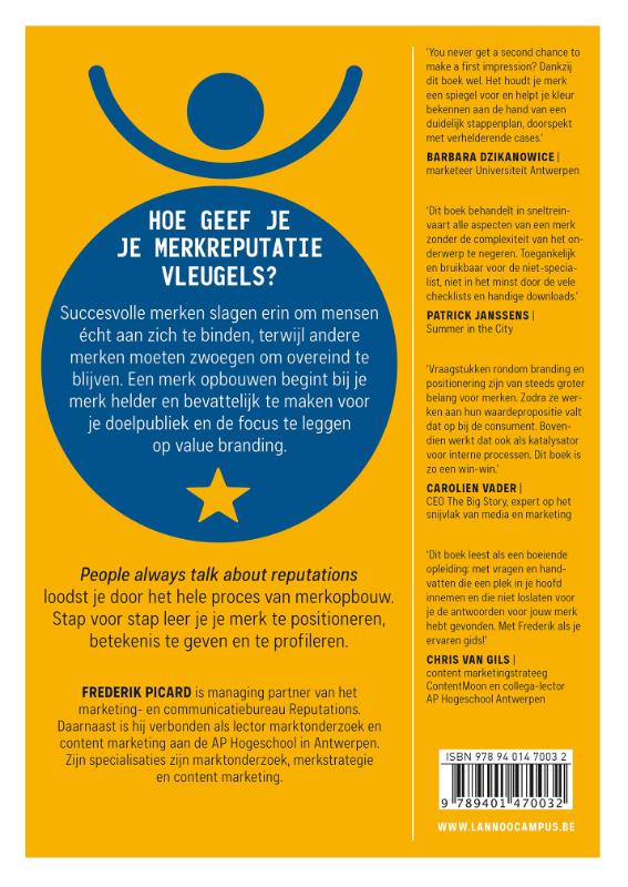 People always talk about reputations achterkant