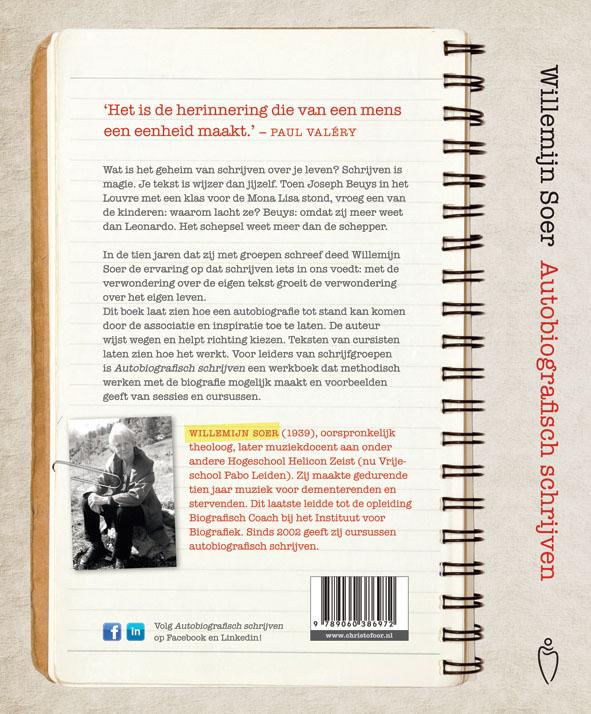 Autobiografisch schrijven achterkant
