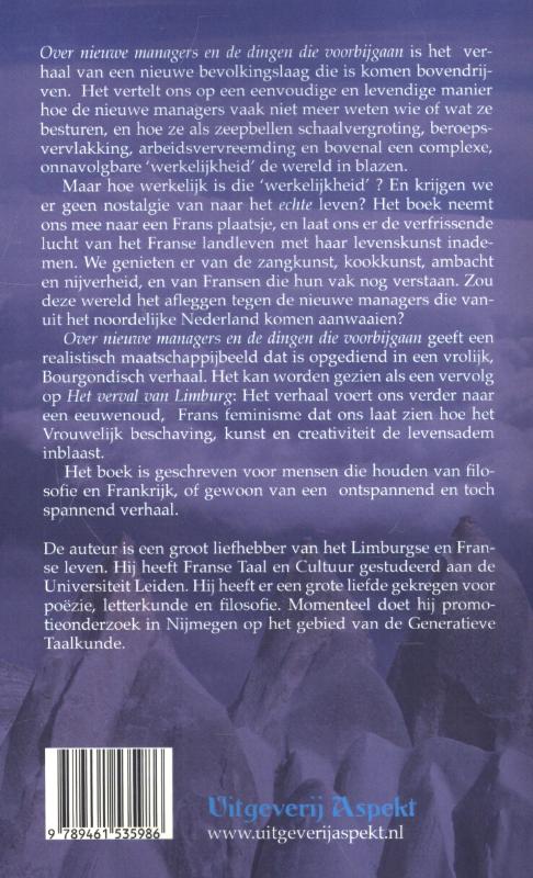Van nieuwe managers en de dingen die voorbijgaan achterkant