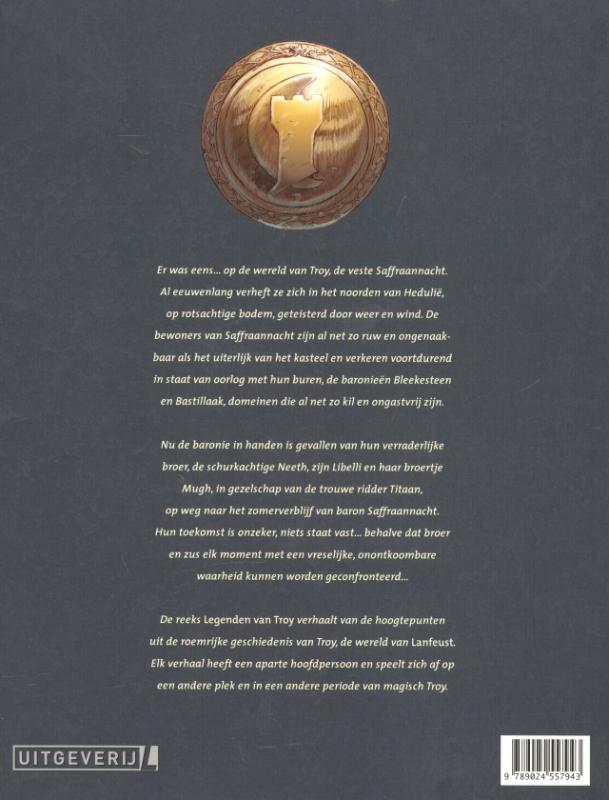 De wraak van Albumen / Legenden van Troy / 2 achterkant