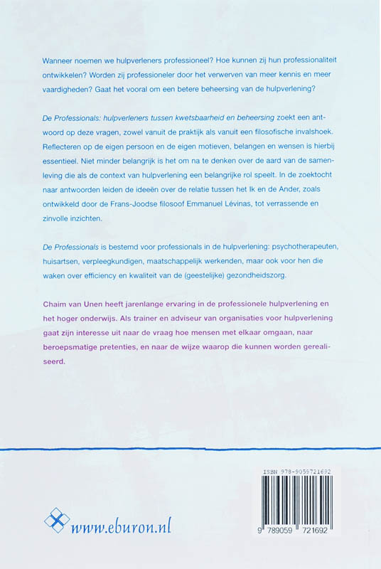 De Professionals achterkant