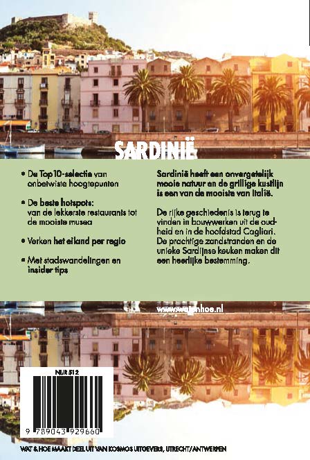 Sardinië / Wat & Hoe reisgids achterkant
